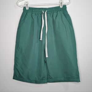 ✨3/$15  NWT NoraCora blue green drawstring shorts S